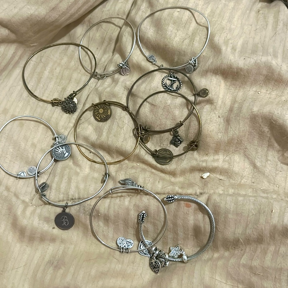 LOT Alex and ani bracelets